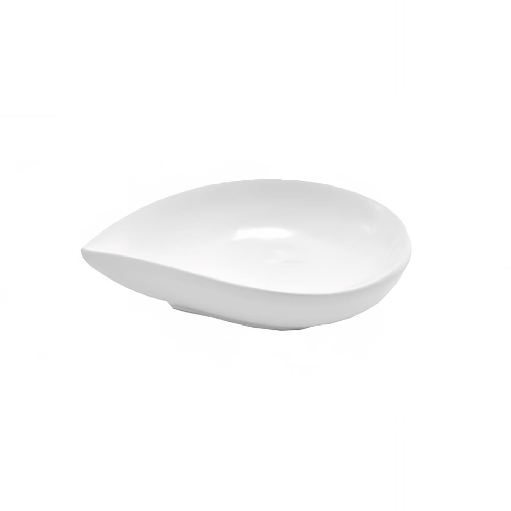Front of the House 2 oz Teardrop Catalyst® Ramekin - Porcelain, White (DBO078WHP23)