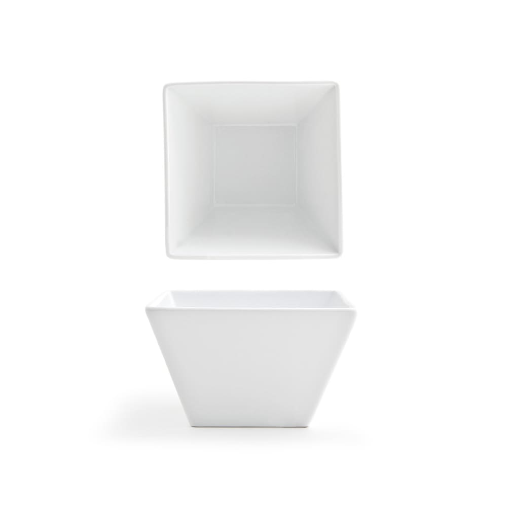 Front of the House 16 oz Square Kyoto™ Bowl - Porcelain, White (DBO085WHP22)