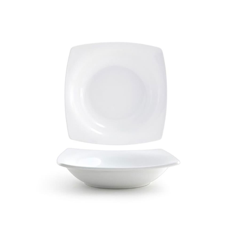 Front of the House 16 oz Square Canvas® Bowl - Porcelain, White (DBO109WHP22)