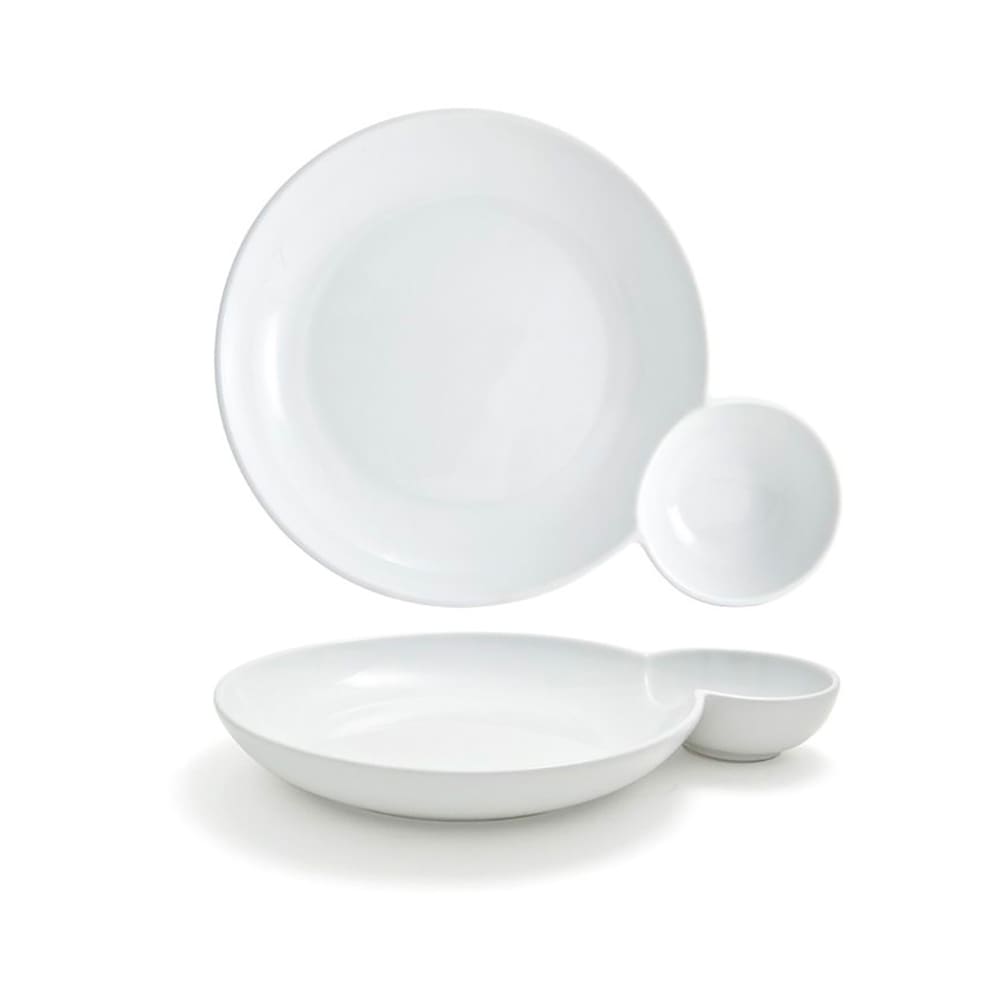 Front of the House 32 oz Round Bento™ Bowl - Porcelain, White (DBO126WHP22)