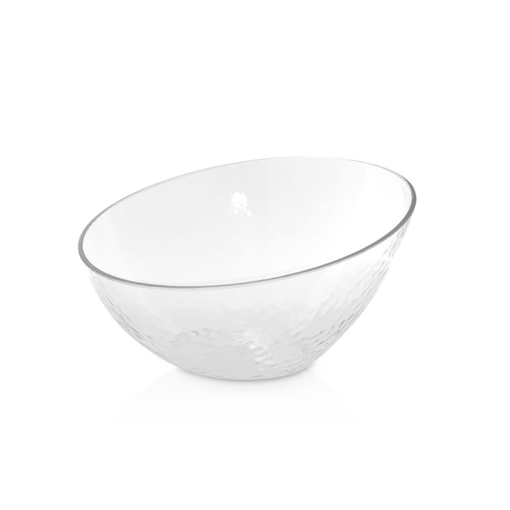 Front of the House 46 oz Round Drinkwise® Bowl - Resin, Clear (DBO129CLT22)