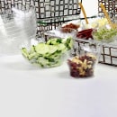 Front of the House 46 oz Round Drinkwise® Bowl - Resin, Clear (DBO129CLT22) thumbnail 2