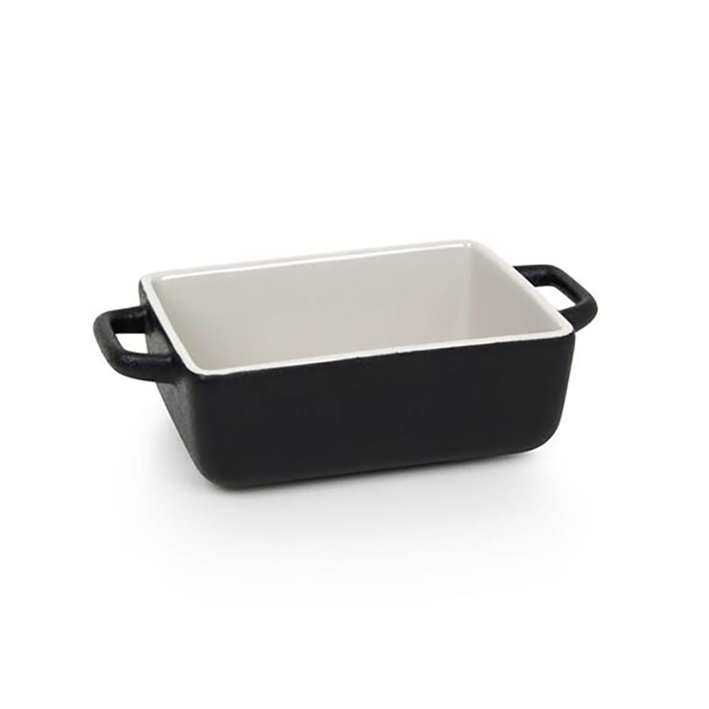 Front of the House 16 oz Rectangular Kiln® Baking Dish - Porcelain, Black (DBO137BKC23)