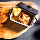 Front of the House 16 oz Rectangular Kiln® Baking Dish - Porcelain, Black (DBO137BKC23) thumbnail 2