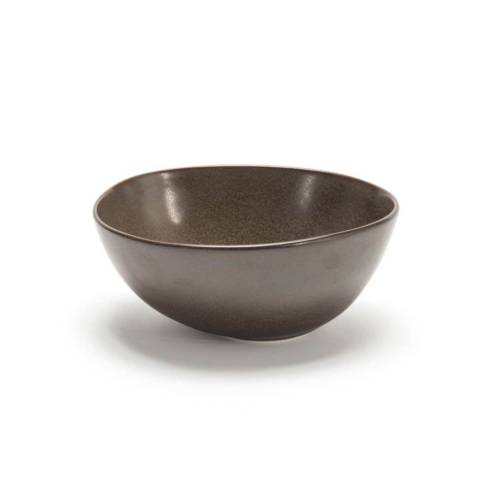Front of the House 21 oz Round Kiln® Bowl - Porcelain, Mocha (DBO143ESP23)