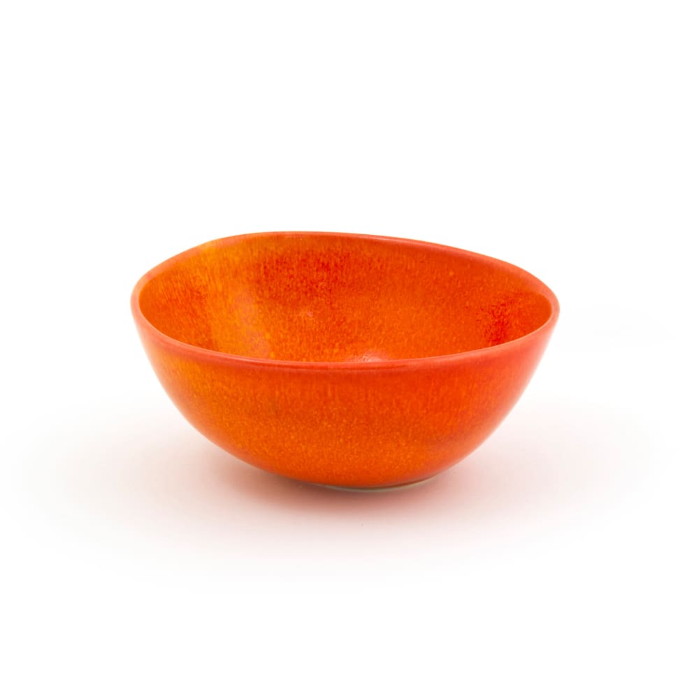 Front of the House 21 oz Round Kiln® Bowl - Porcelain, Blood Orange (DBO143ORP23)