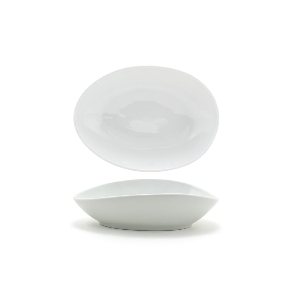 Front of the House 15 oz Oval Tides™ Bowl - Porcelain, White (DBO147WHP21)
