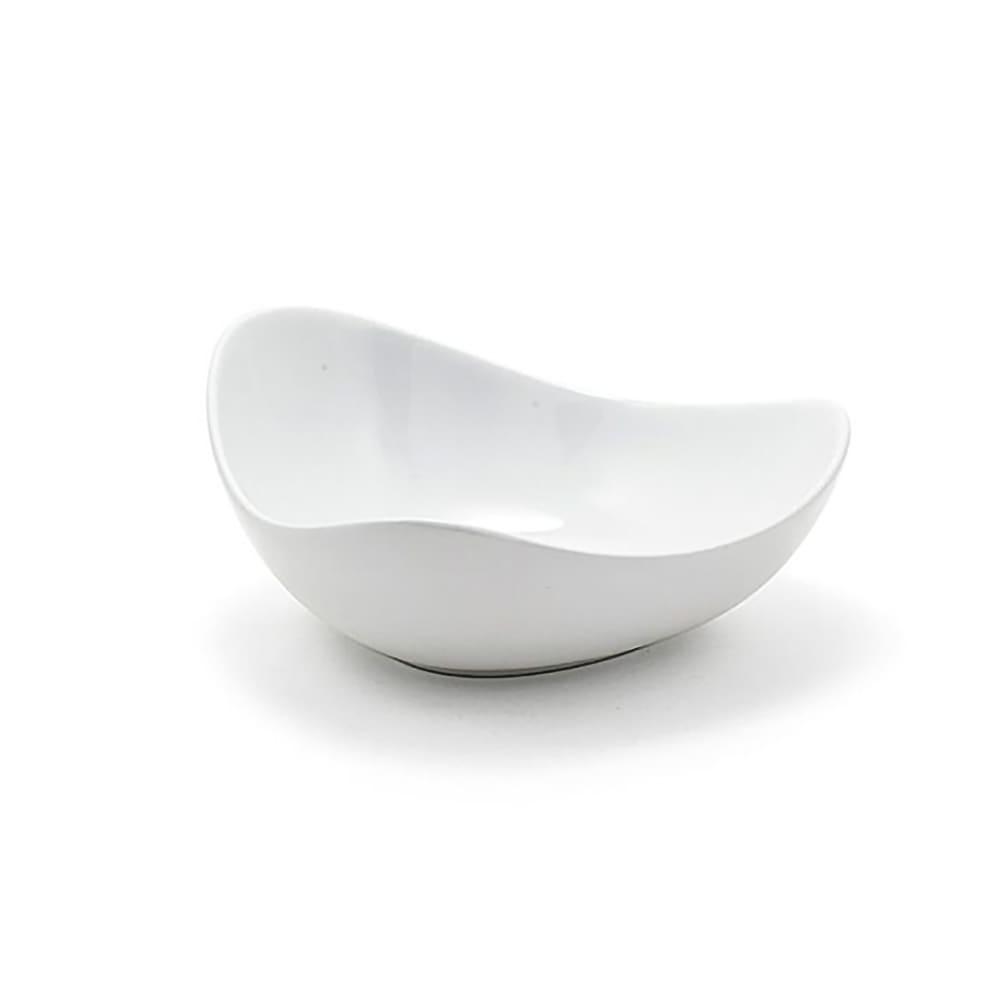 Front of the House 28 oz Triangular Lotus Bowl - Porcelain, White (DBO151WHP21)