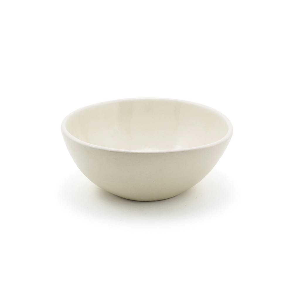 Front of the House 28 oz Oval Kiln® Bowl - 7" x 6 1/4", Porcelain, Vanilla Bean (DBO153BEP22)