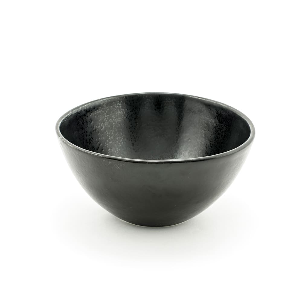 Front of the House 42 oz Oval Kiln® Bowl - 7 1/4" x 7 1/2", Porcelain, Pepper (DBO154BKP21)