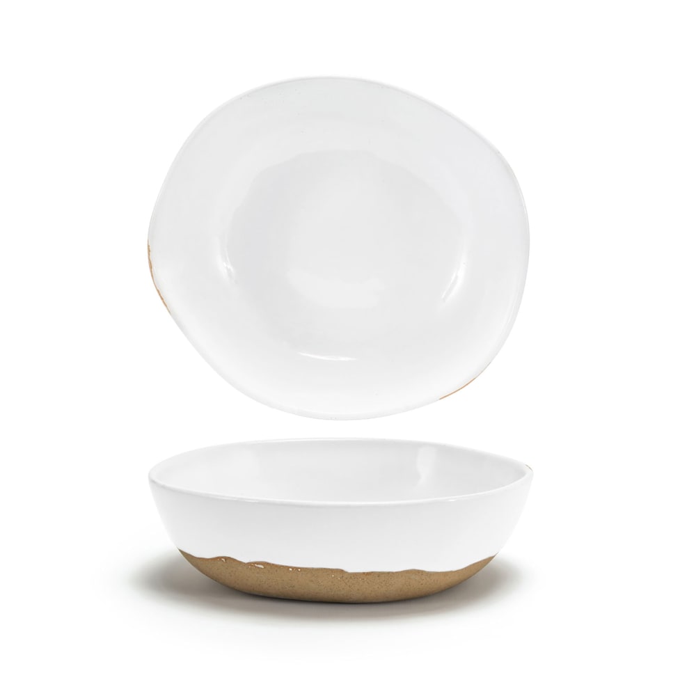 Front of the House 48 oz Round Artefact™ Bowl - Porcelain, White (DBO161WHP21)