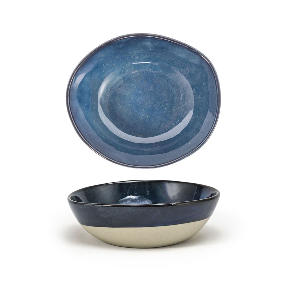 Front of the House 24 oz Round Artefact™ Bowl - Porcelain, Indigo (DBO163BLP22)