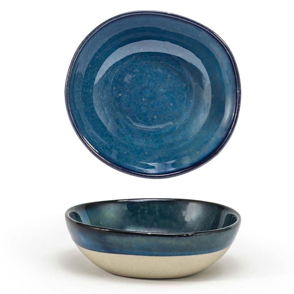 Front of the House 11 oz Round Artefact® Bowl - Porcelain, Indigo (DBO164BLP23)