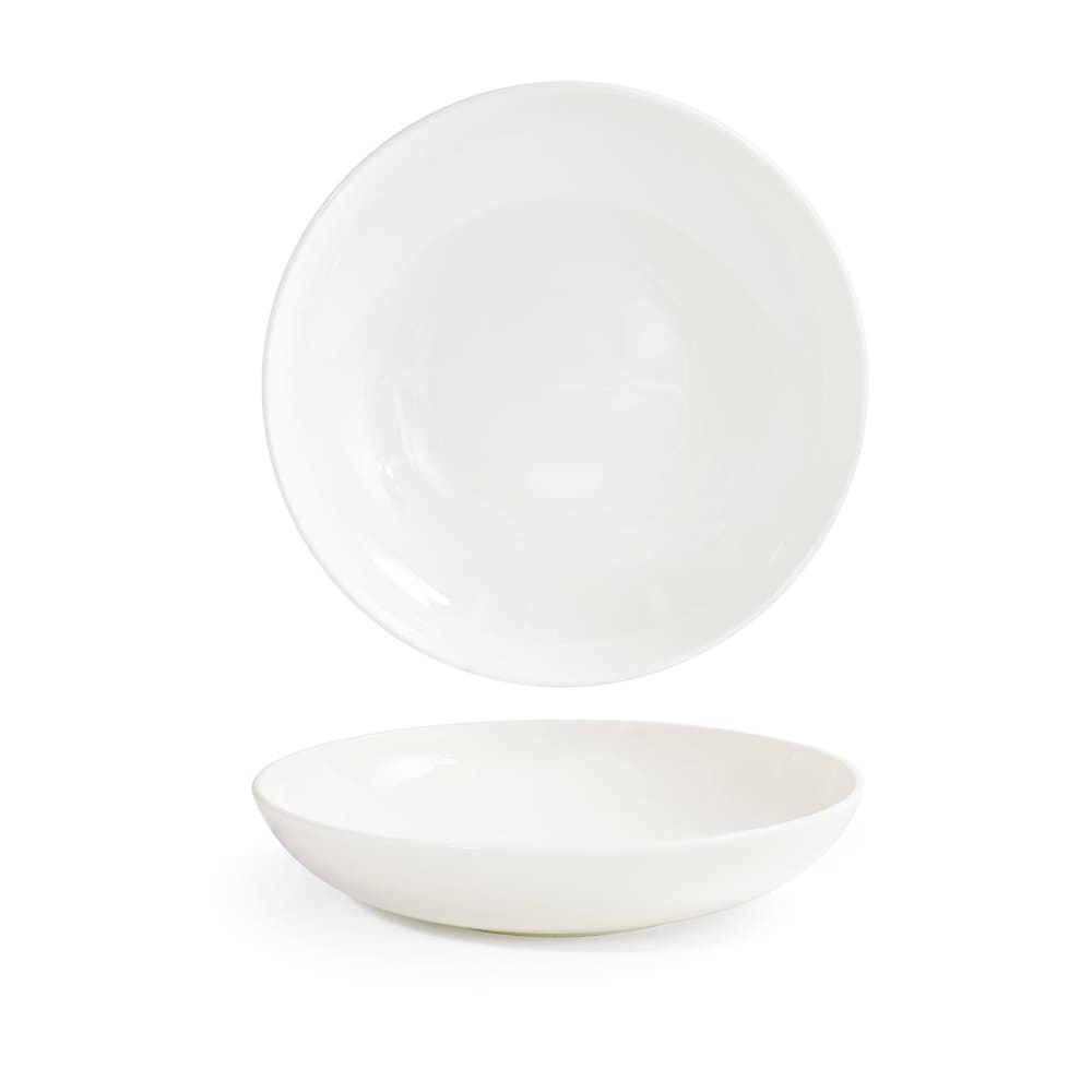 Front of the House 42 oz Round Catalyst® Bowl - Porcelain, White (DBO180BEP22)