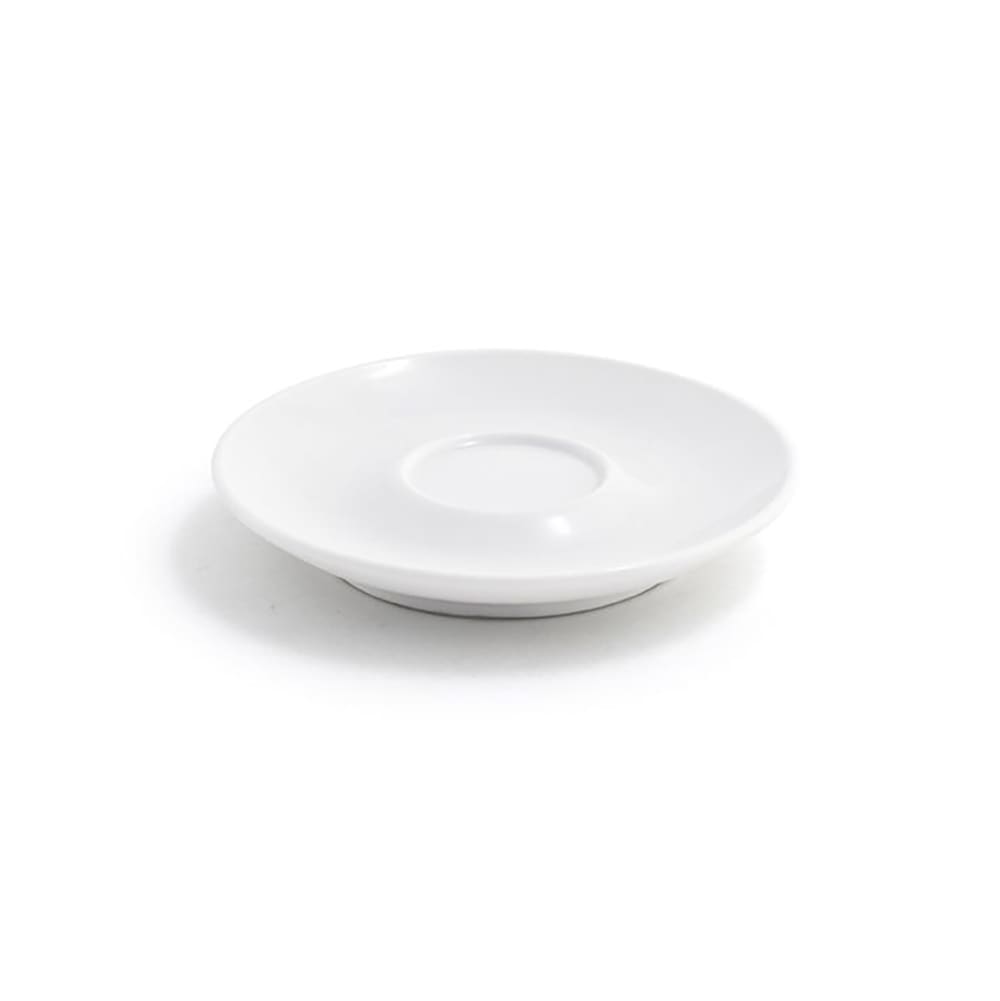 Front of the House 4 3/4" Round Milano Saucer - Porcelain, White (DCS016WHP23)