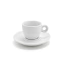 Front of the House 4 3/4" Round Milano Saucer - Porcelain, White (DCS016WHP23) thumbnail 2