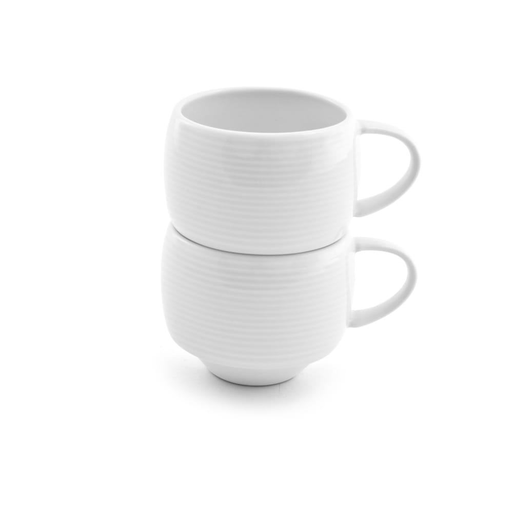 Front of the House 8 oz Spiral® Cup - Porcelain, White (DCS025WHP23)