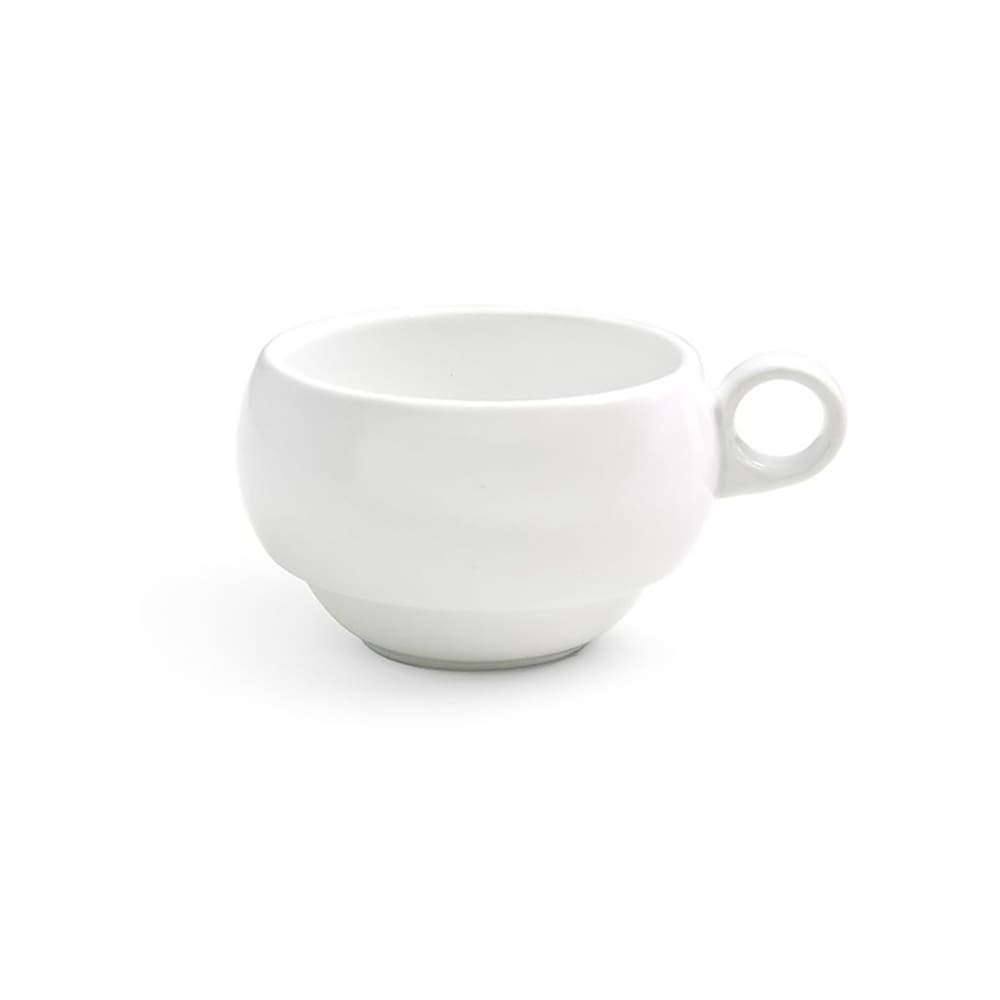 Front of the House 9 oz Monaco Cup - Porcelain, White (DCS026WHP23)