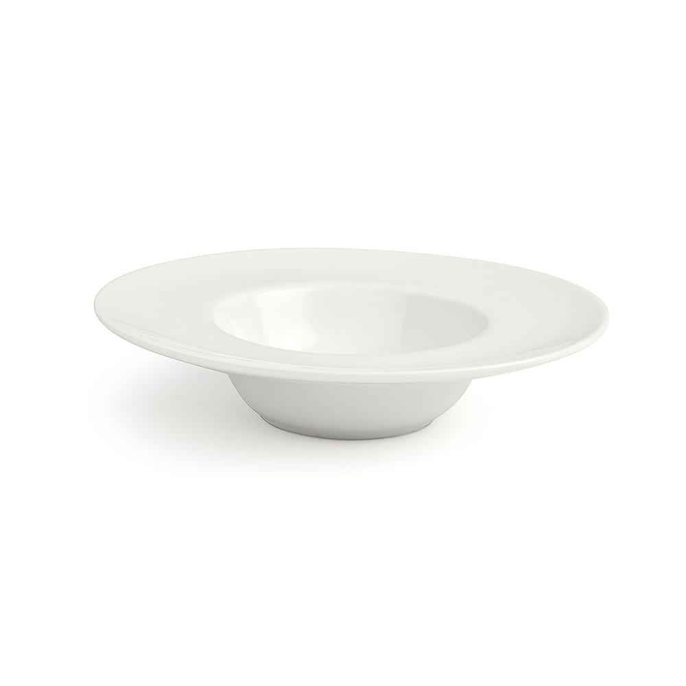 Front of the House 5 3/4" Round Catalyst® Saucer - Porcelain, White (DCS027BEP23)