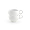 Front of the House 3 oz Monaco Cup - Porcelain, White (DCS028WHP23) thumbnail 2
