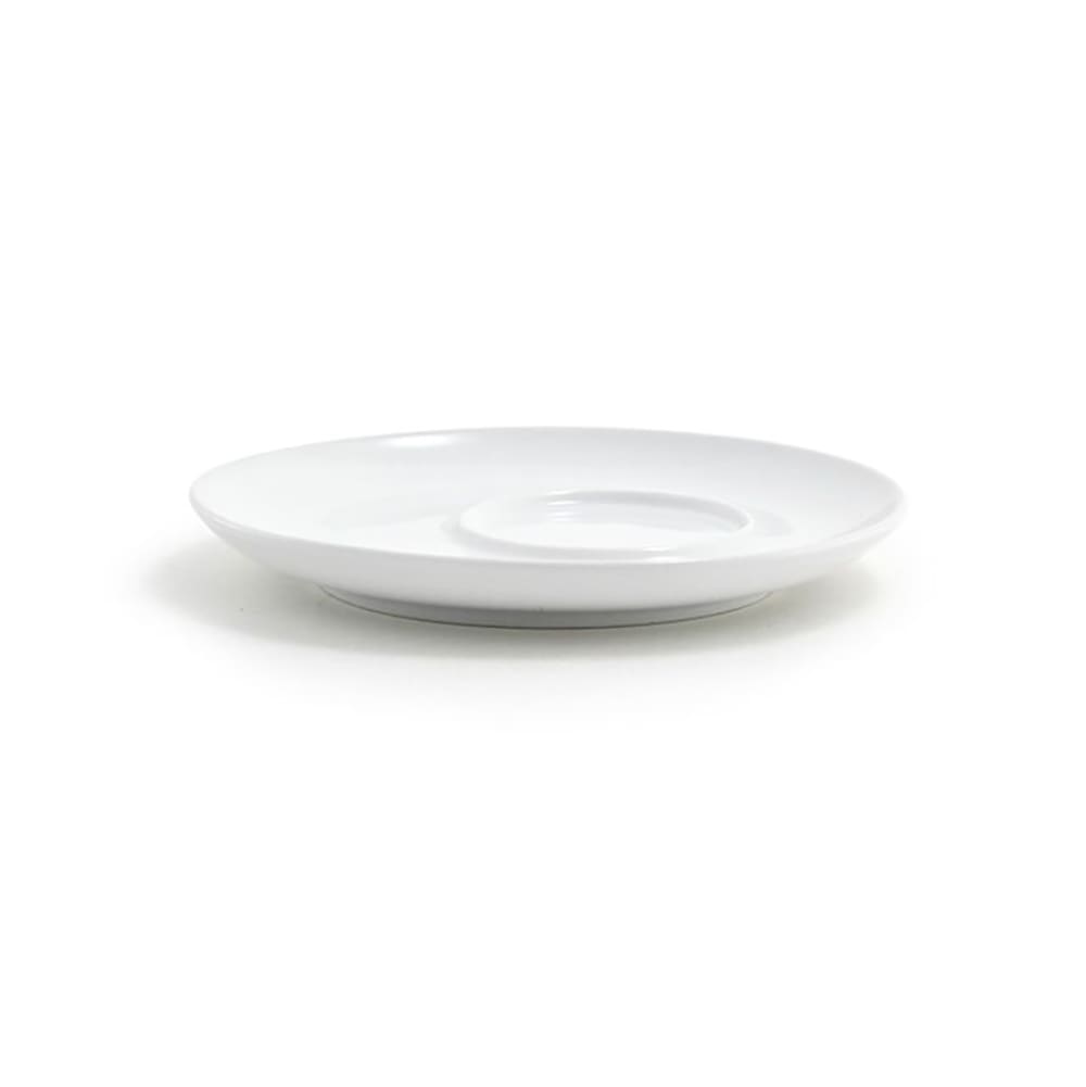 Front of the House 6" Round Mod® Saucer - Porcelain, White (DCS031WHP23)