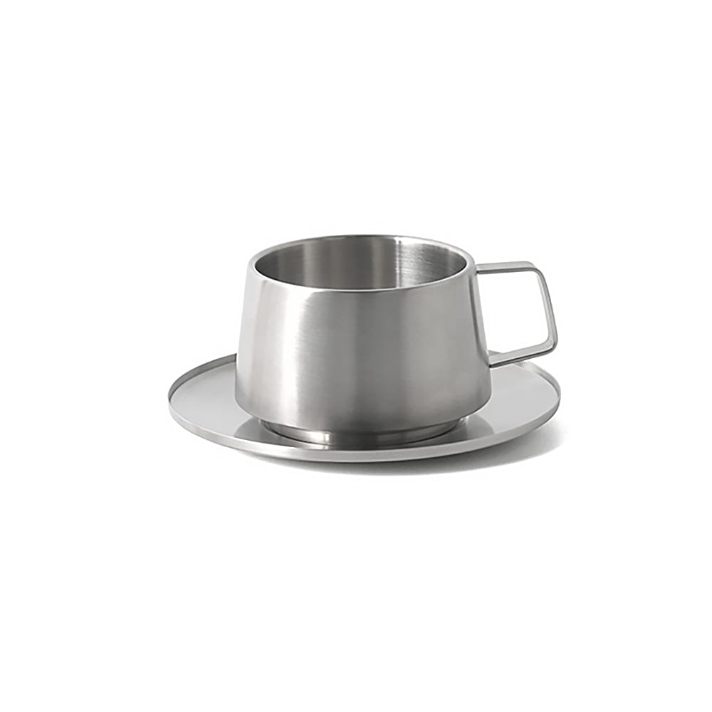 Front of the House 11 oz Bevel™ Cup - Stainless Steel (DCS071BSS23)