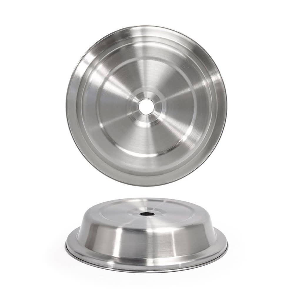 Front of the House 10 5/8" Round Plate Cover - 2 1/4"H, Stainless Steel w/ Brushed Finish (DCV003BSS23)