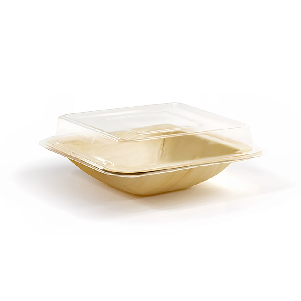 Front of the House 7" Square Servewise® Disposable Plate Cover - Plastic, Clear (DCV177CLT28)
