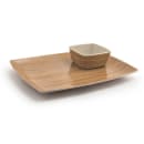 Front of the House Rectangular Mod® Plate - 12" x 9", Bamboo, Natural (DDP041BBB22) thumbnail 2