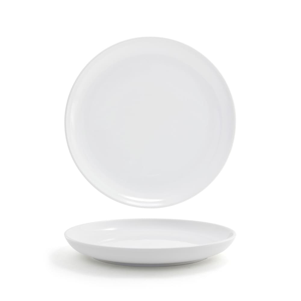 Front of the House 10 1/2" Round Harmony™ Plate - Porcelain, White (DDP049WHP21)