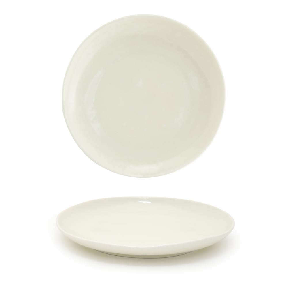 Front of the House 10" Round Kiln® Plate - Porcelain, Vanilla Bean (DDP061BEP22)