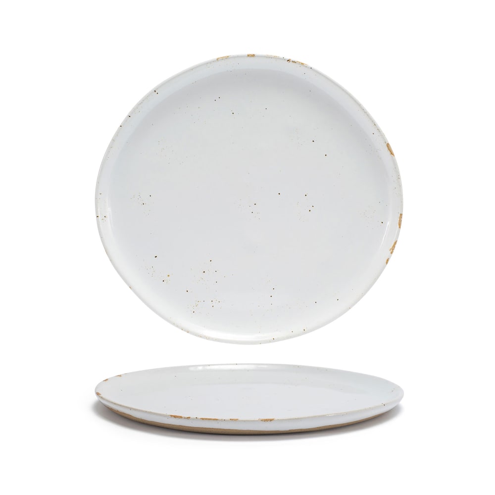 Front of the House 11" Round Artefact™ Plate - Porcelain, Ash (DDP068BEP21)