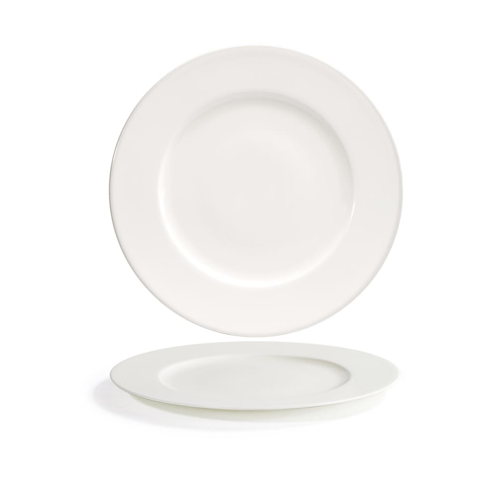 Front of the House 10 5/8" Round Catalyst® Plate - Porcelain, White (DDP082BEP22)