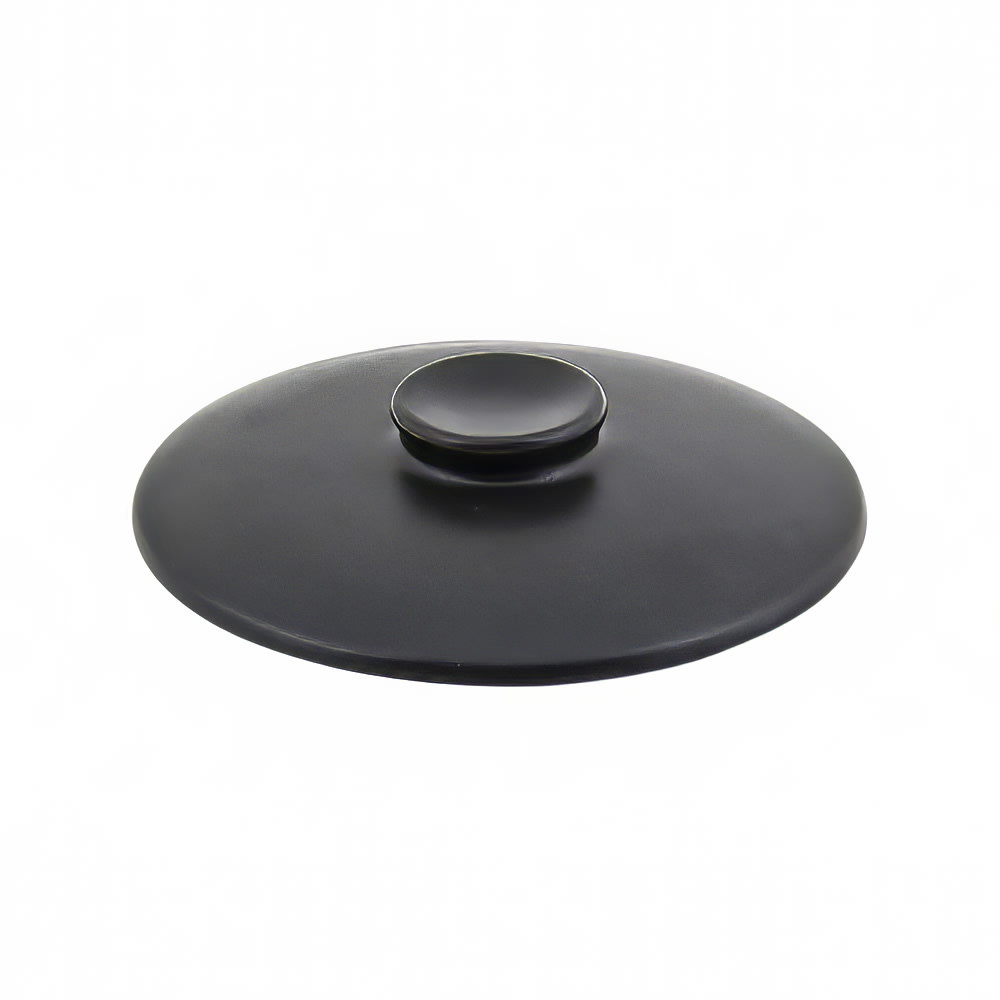Front of the House 6 1/4" Round Kiln® Baking Dish Lid - Porcelain, Black (DLI132BKC21)