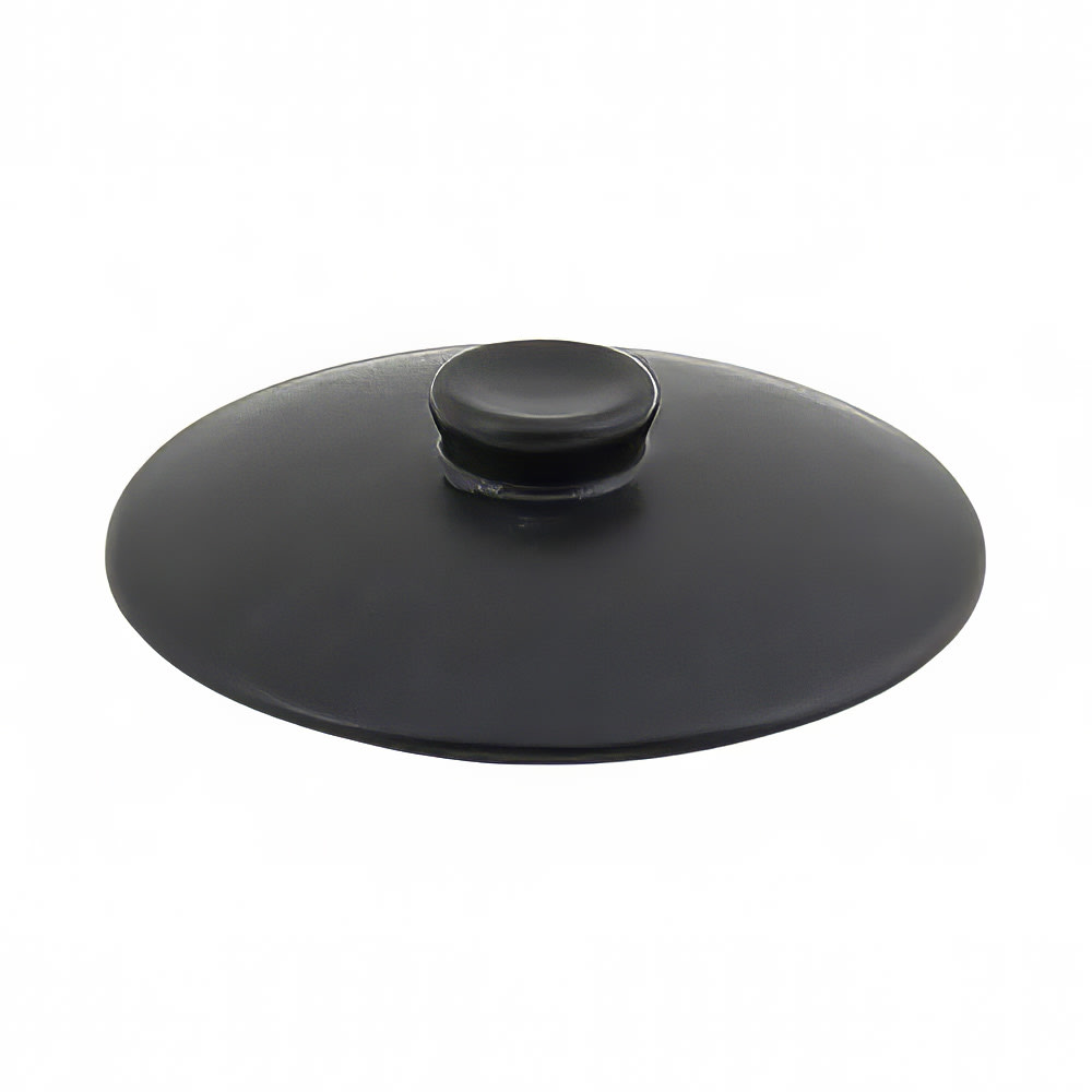 Front of the House 4 3/4" Round Kiln® Baking Dish Lid - Porcelain, Black (DLI133BKC23)