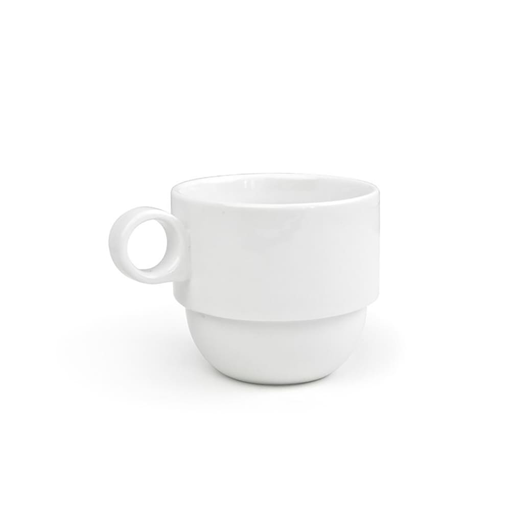 Front of the House 13 oz Round Monaco Mug - Porcelain, White (DMU016WHP23)