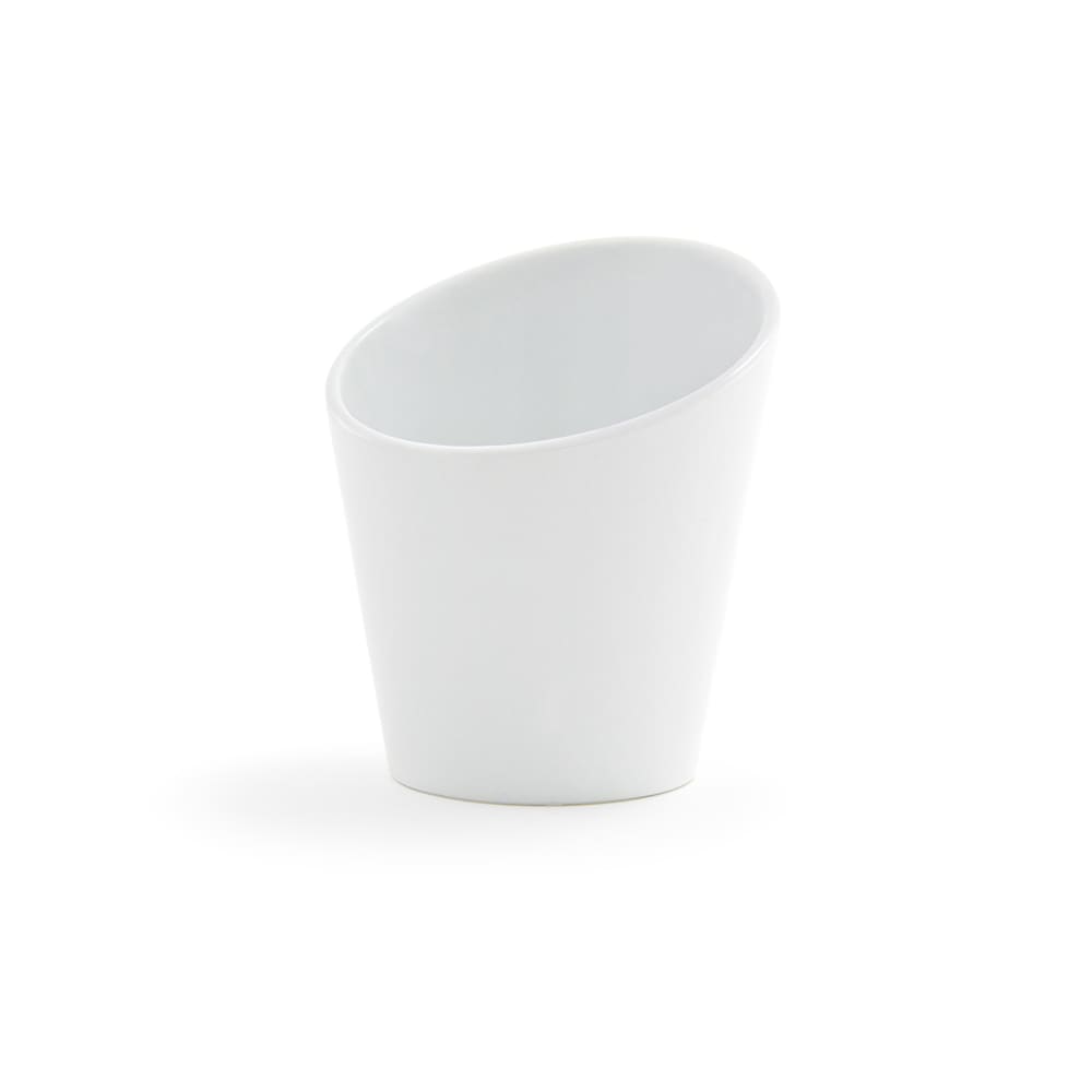 Front of the House 6 oz Round Harmony™ Cup - Porcelain, White (DMU017WHP23)