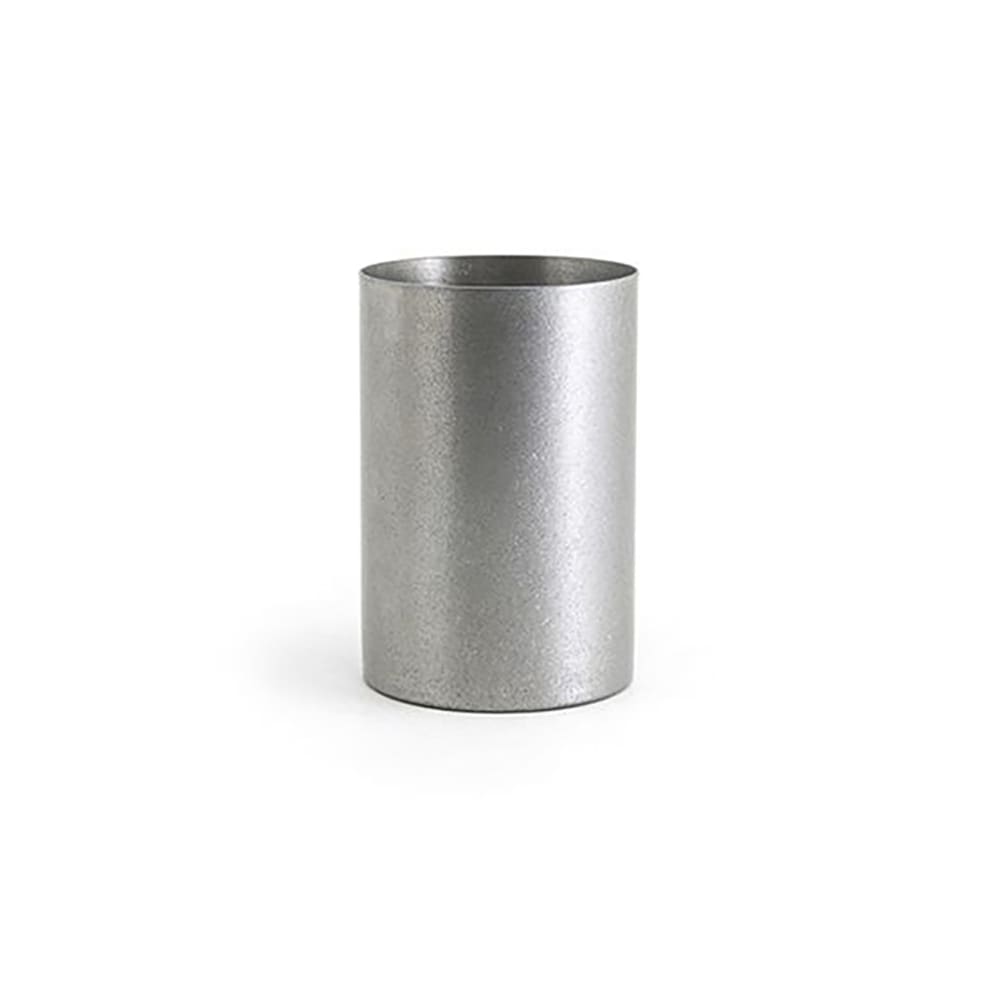 Front of the House 10 oz Round Holder - Stainless Steel, Antique (DMU020ANS22)