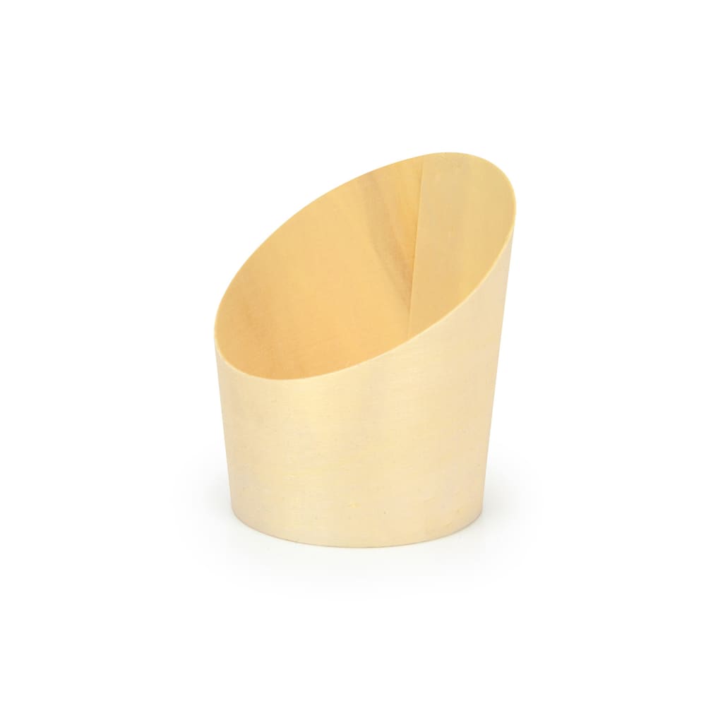 Front of the House 6 oz Servewise® Disposable Serving Cup, Pinewood (DMU024NAW28)