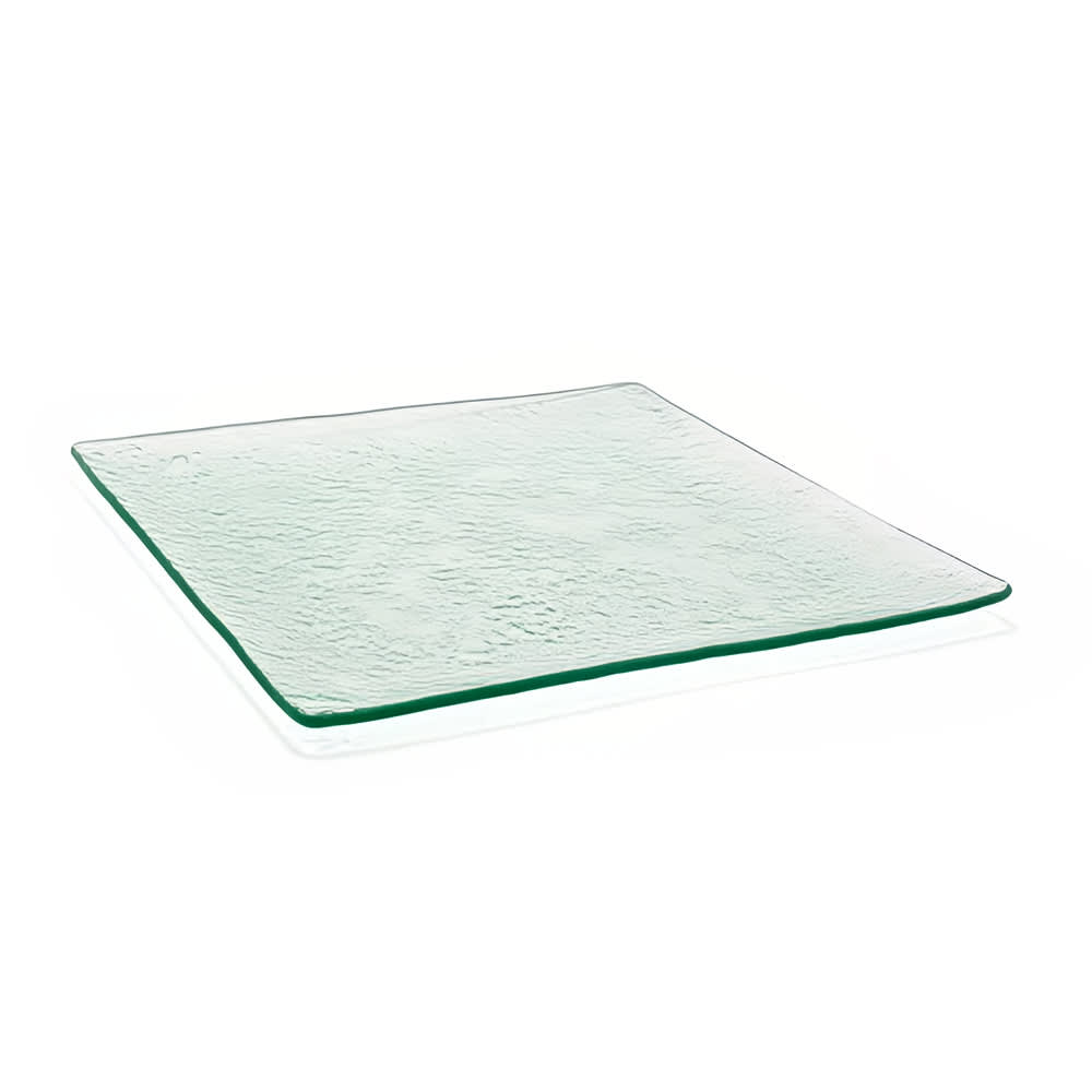 Front of the House 12" Square Arctic™ Dinner Plate - Glass (DOS023CLG21)