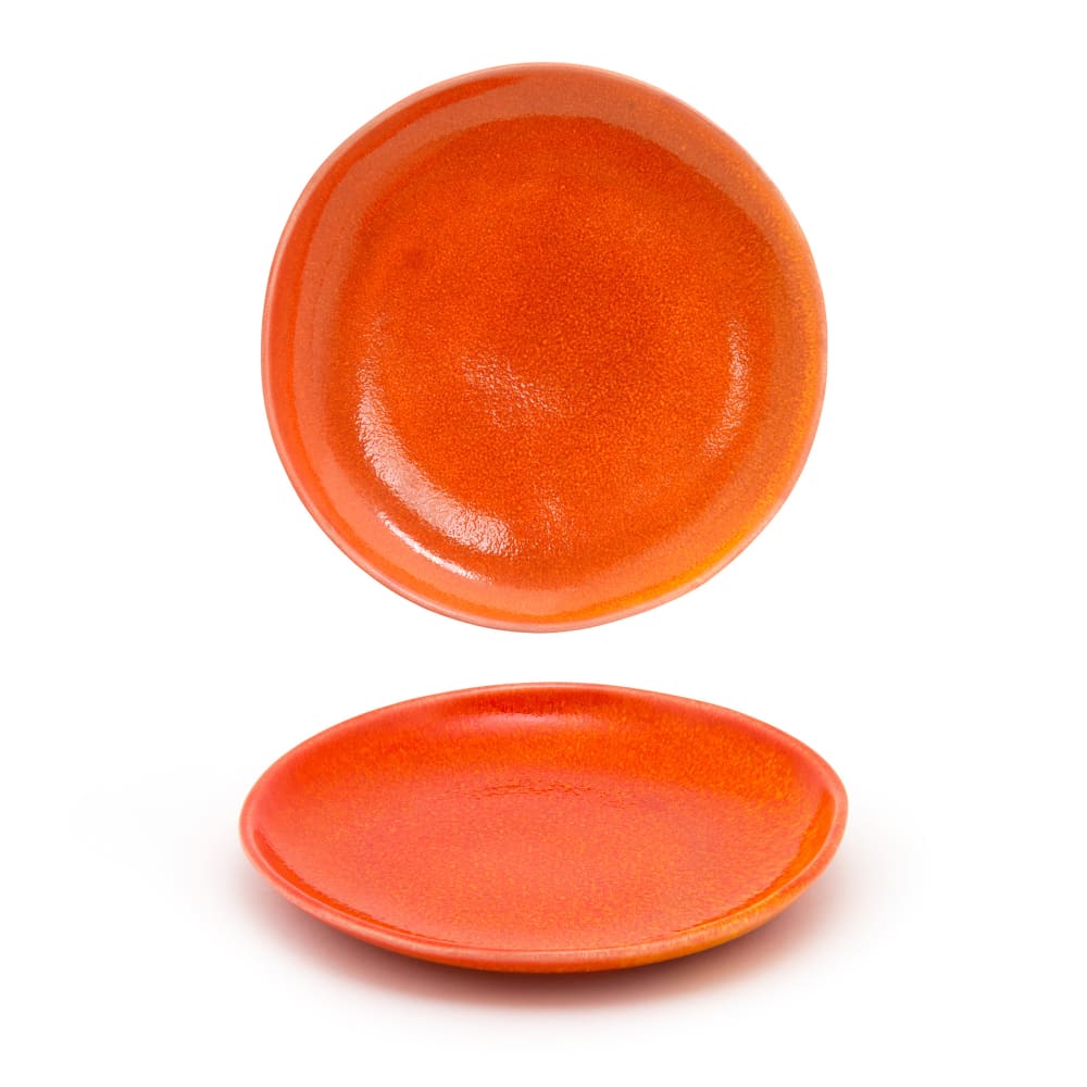 Front of the House 11" Round Kiln® Plate - Porcelain, Blood Orange (DOS029ORP22)