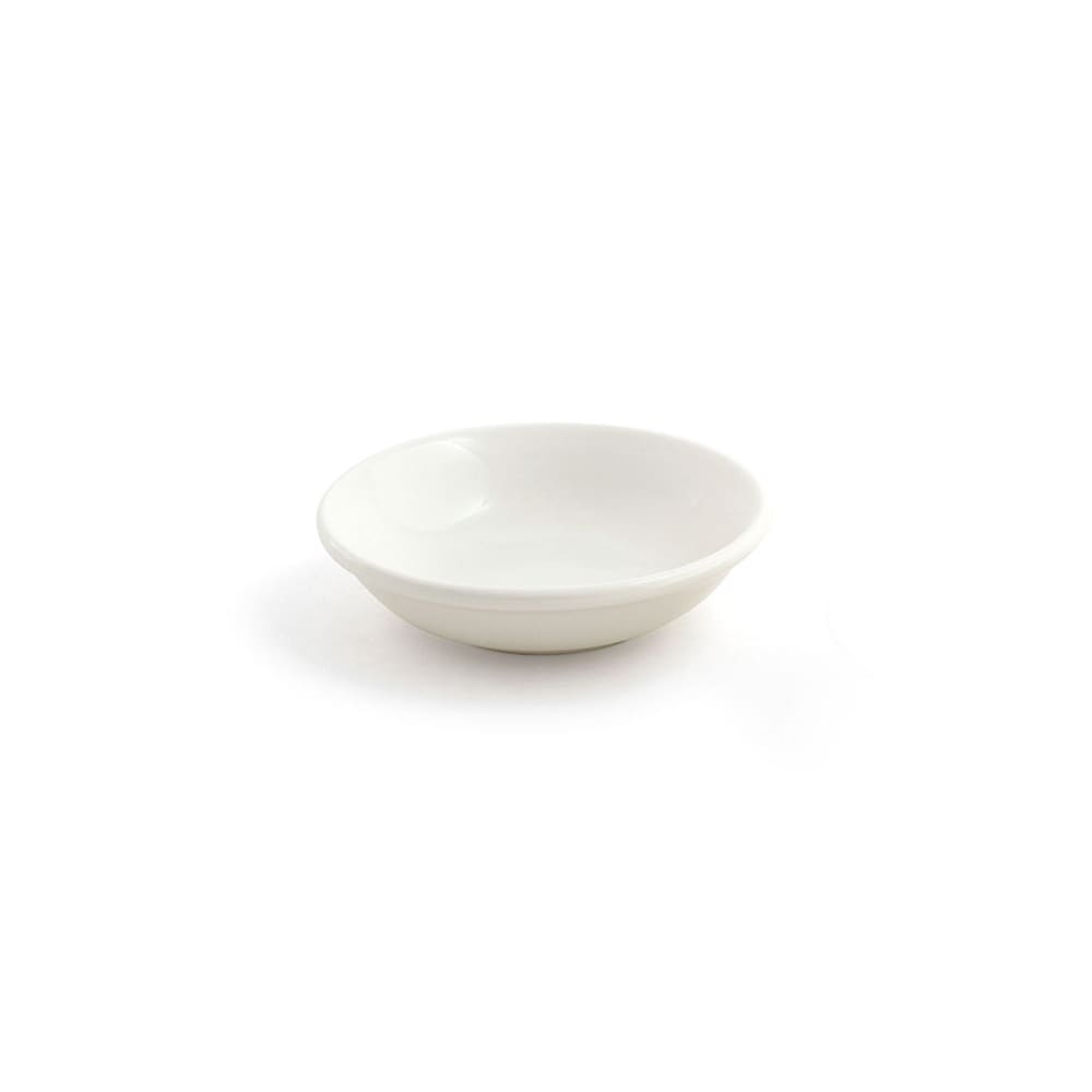Front of the House 1 oz Catalyst® Dish - Porcelain, White (DSD018BEP23)
