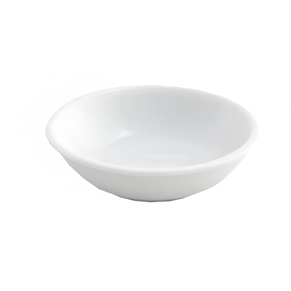 Front of the House 1 oz Round Dish - Porcelain, White (DSD018WHP23)