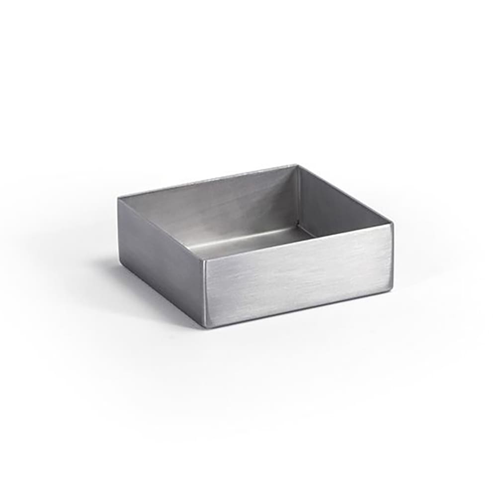 Front of the House 2 1/2 oz Square Ramekin - Stainless Steel (DSD028BSS24)