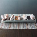 Front of the House 1 oz Rectangular Kyoto™ Dish - Porcelain, White (DSD029WHP23) thumbnail 2