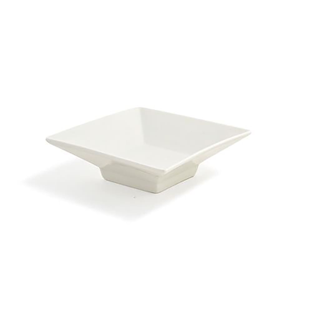 Front of the House 4 oz Square Kyoto™ Dish - Porcelain, White (DSD032BEP22)