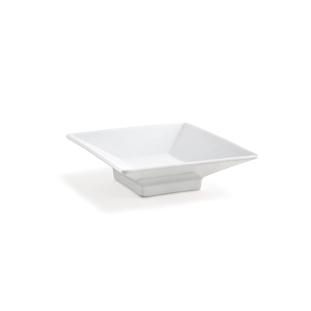 Front of the House 4 oz Square Kyoto™ Dish - Porcelain, White (DSD032WHP22)