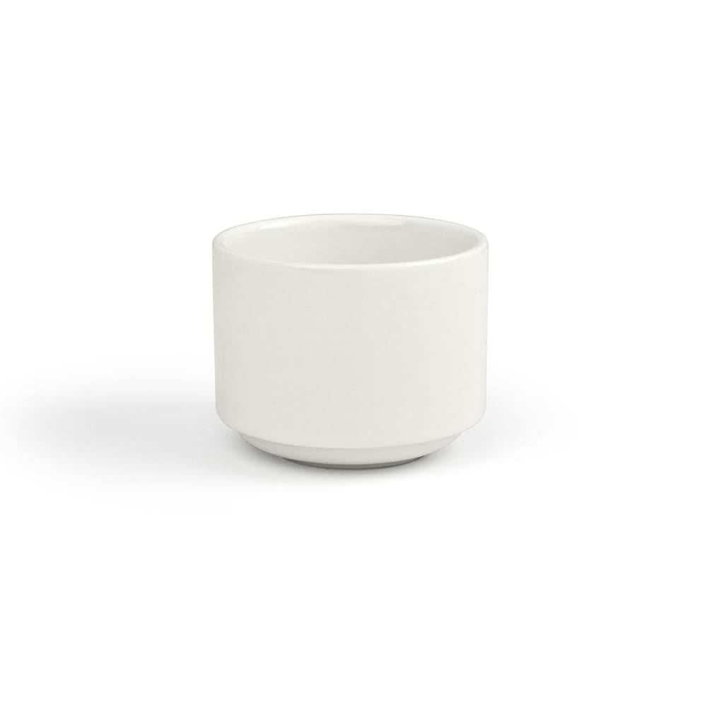 Front of the House 6 oz Round Catalyst® Ramekin - Porcelain, White (DSD040BEP23)