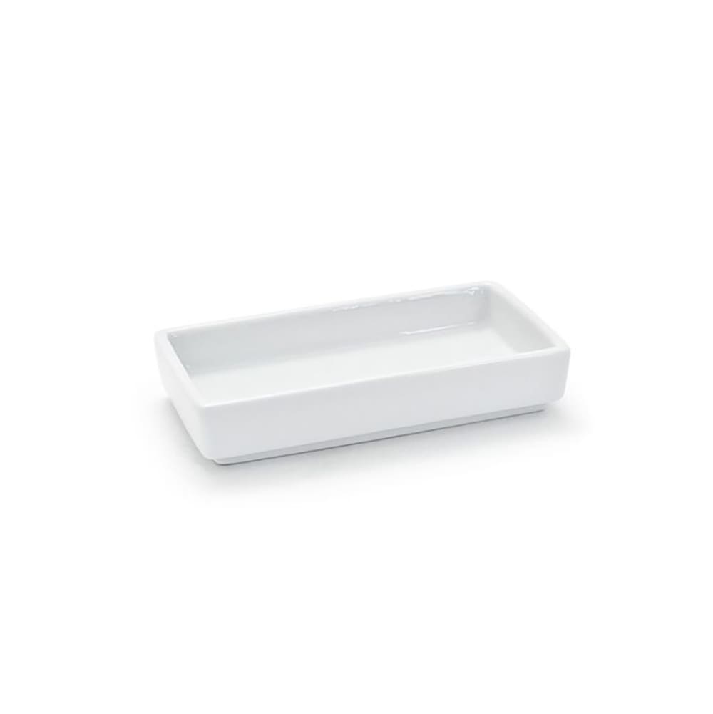 Front of the House 2 1/2 oz Rectangular Mod® Ramekin - Porcelain, White (DSD041WHP23)