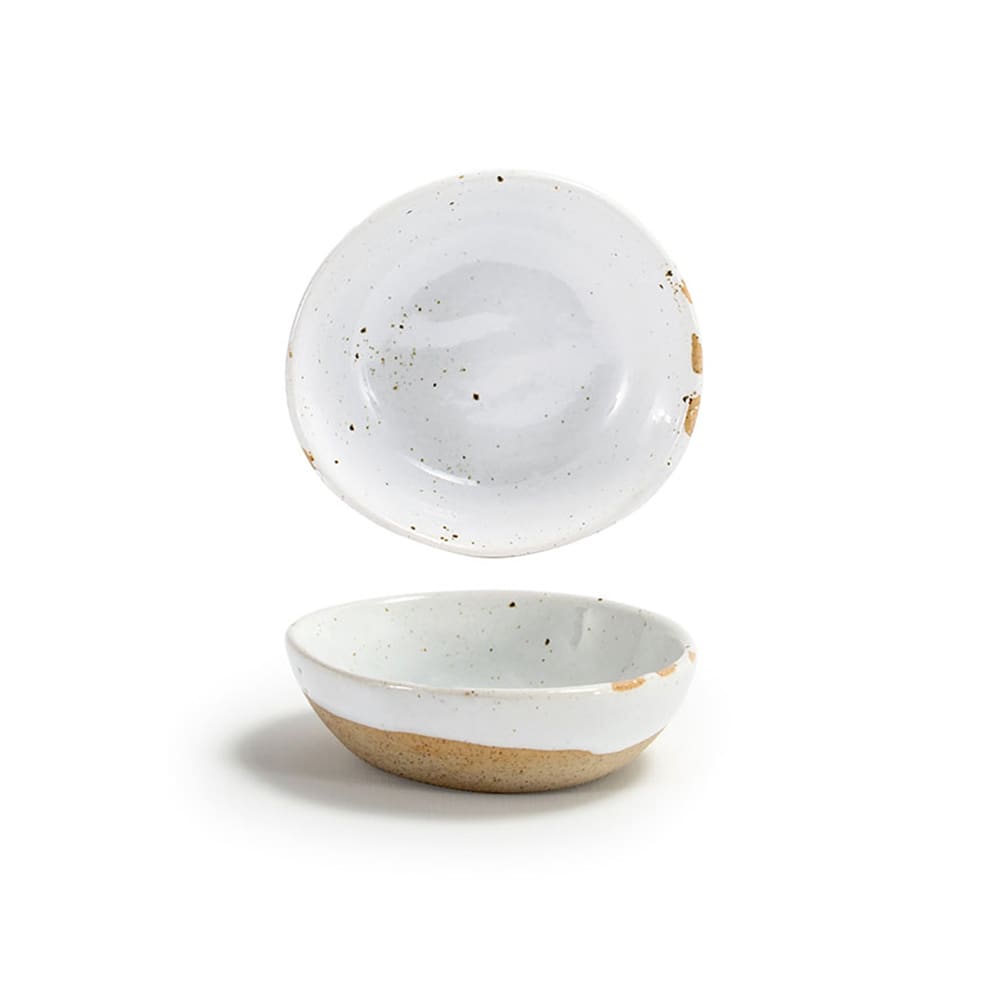 Front of the House 2 oz Round Artefact™ Ramekin - Porcelain, Ash (DSD071BEP23)